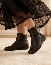 Bota Piccadilly Feminina Beth Cano Curto Anabela 117135