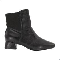 Bota Piccadilly Feminina Cano Curto Salto Médio Preto Bota Piccadilly Feminina Cano Curto Salto Médio Preto