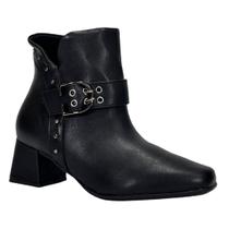 Bota Piccadilly Maxi Estela Wide Fit Salto Medio 748037 Preto Bota Piccadilly Maxi Estela Wide Fit Salto Medio 748037 Preto