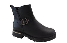 Bota Piccadilly Maxi Feminina Preto 7350314
