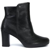 Bota Piccadilly Salto Alto Cano Curto 130250 Feminina Bota Piccadilly Salto Alto Cano Curto 130250 Feminina