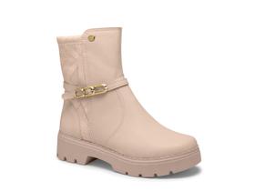 Bota Pink Cats Infantil De Cano Médio Bege Almeria Gloss - ALMERIA GLOSS Bota Pink Cats Infantil De Cano Médio Bege Almeria Gloss - ALMERIA GLOSS