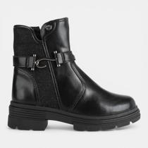 Bota Pink Cats Infantil Preta Bota Pink Cats Infantil Preta