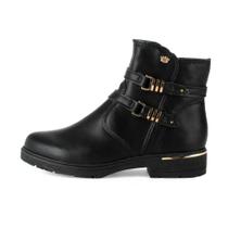Bota Pink Cats Juvenil Cano Curto com Fivelas REF:V6071