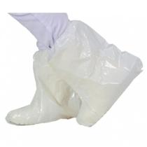 Bota Plástica Branca Impermeável Com Elástico 50 unidades Bota Plástica Branca Impermeável Com Elástico 50 unidades