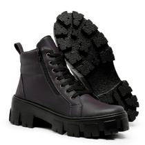 Bota Plataforma Coturno Feminino Blogueirinha