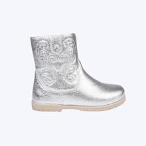 Bota Prata Country Rubi Western Infantil Menina Pampili 141087000