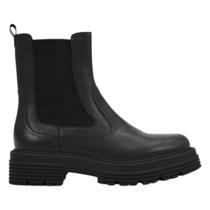Bota preta cano curto couro loucos e santos l20265010001