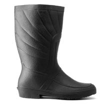 Bota preta Cano Médio para Chuva Galocha Frio Sem Fim para Sítio Bota preta Cano Médio para Chuva Galocha Frio Sem Fim para Sítio