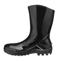 Bota Preta PVC Cano Médio N38 - 700453-38 - MARLUVAS Bota Preta PVC Cano Médio N38 - 700453-38 - MARLUVAS
