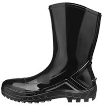 Bota Preta PVC Cano Médio N39 - 700453-39 - MARLUVAS