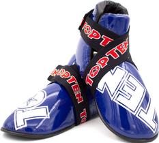 Bota / Protetor de pé para Kickboxing e Taekwondo SUPER LIGHT - Top Ten - Homologado WAKO e ITF
