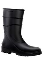 Bota Pvc Acqualev 82Bpc600 Cano Curto Preto C/Forro Bracol