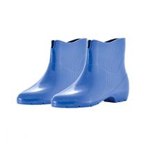 Bota Pvc Azul Femin.Pat Rca 35