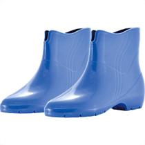 Bota Pvc Azul Femin.Pat Rca 38