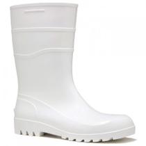 Bota pvc branca nr 39 cano medio s/ forro - kala