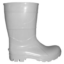 Bota pvc branca nr 43 cano medio s/ forro - kala