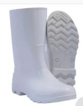 Bota PVC Branca, numero 44 , cano médio 28cm, marca Kadesh