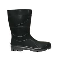 Bota PVC Cano 28cm Preta com Forro 35/36 Crival