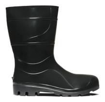 Bota PVC Cano Longo Crival Preta Com Forro CA 32177