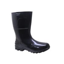 Bota PVC Cano Longo Preta Kadesh