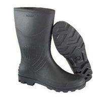 Bota pvc cano medio com forro pegaforte - preto - n37 Bota pvc cano medio com forro pegaforte - preto - n37