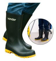 Bota Pvc Galocha De Borracha Impermeável Vonder Motoboy Bota Pvc Galocha De Borracha Impermeável Vonder Motoboy