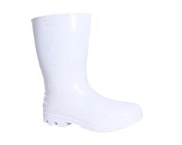 Bota PVC Impermeável Safety Boots Cano Médio Branca Kadesh 6028B