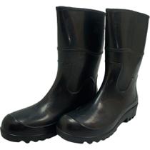 Bota Pvc Preta Com Forro Cano 30 Cm - 280,0043