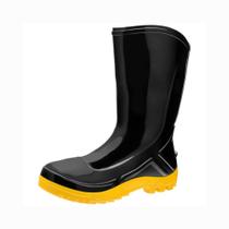 Bota Pvc Preta De Borracha Médio Marluvas Galocha