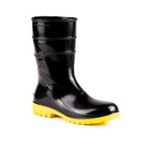 Bota Pvc PT Cano Curto Sola Amarela 43 CF CA 37456-Bracol