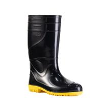 Bota pvc work sola amarela preta cano longo c/forro-innpro