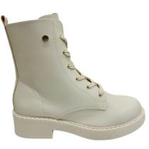 Bota quiz feminina coturno salto grosso 63192903