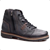 Bota Rafarillo Coturno Masculina Couro Aumenta Altura Lisa Bota Rafarillo Coturno Masculina Couro Aumenta Altura Lisa