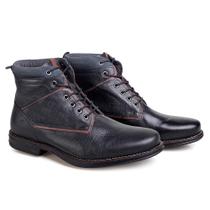 Bota Rafarillo Masculina Agro Boots Couro Moderna Casual