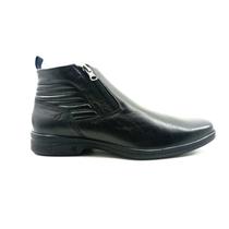 Bota Rafarillo Social Confort Cano Médio Ziper Masculino Adulto - Ref 31012