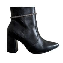 Bota Ramarim Bico Fino Feminina 2468102 Preto