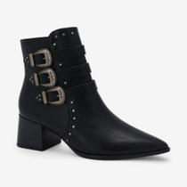 Bota Ramarim Cano Curto Feminina Preta Bota Ramarim Cano Curto Feminina Preta