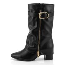 Bota Ramarim Cano Medio Com Fivela REF:26-58131