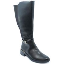 Bota Ramarim Comfortflex Detalhes Cano Alto Feminina - Preto Bota Ramarim Comfortflex Detalhes Cano Alto Feminina - Preto