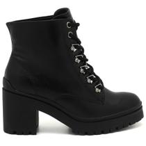 Bota Ramarim Coturno Ankle Boot Salto Bloco Feminina 2450105