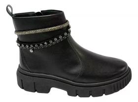 Bota Ramarim Coturno Com Strass 2499105 Bota Ramarim Coturno Com Strass 2499105