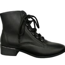 Bota Ramarim Couro Preta Bota Ramarim Couro Preta