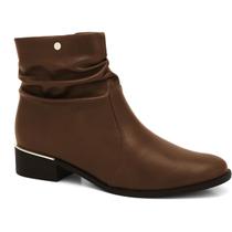 Bota Ramarim Couro Zíper 24-53103