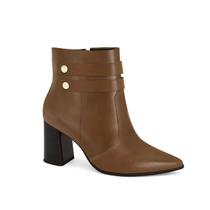 Bota Ramarim em Couro Feminino - Marrom Bota Ramarim em Couro Feminino - Marrom