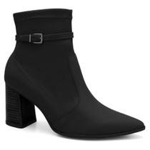 Bota Ramarim Feminina Cano Curto Preta 2458101 Bota Ramarim Feminina Cano Curto Preta 2458101