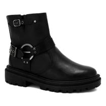 Bota Ramarim Feminina Coturno Cano Médio Solado Grosso Tratorada Bico Redondo Fivela Original Bota Ramarim Feminina Coturno Cano Médio Solado Grosso Tratorada Bico Redondo Fivela Original