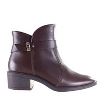 Bota Ramarim Feminina Couro 25-65103 Cafe Bota Ramarim Feminina Couro 25-65103 Cafe