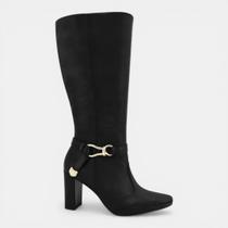 Bota Ramarim Total Comfort Cano Longo Preta Bota Ramarim Total Comfort Cano Longo Preta