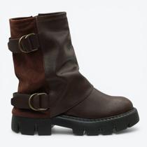 Bota Ramarim Tratorada Feminina 2667135-01 Cor:Marrom escuroTamanho:37